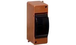 MKP42-N-02-30-20-D KREPTA 3 Корпус пластиковый КМПн 2/2 IP30 дуб IEK
