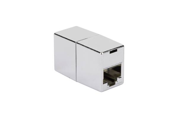 EC-UCB-55-SD2-SM-MT-10 Кабельный соединитель RJ45-RJ45 (8P8C), Кат.5e (Класс D), 100МГц, экранированный, металлик NETLAN