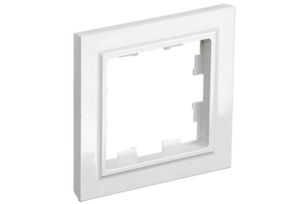 BR-M12-K01 BRITE Рамка 1-местная РУ-1-БрБ белый IEK