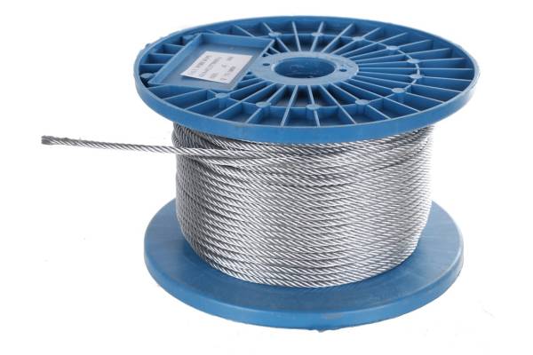 PR08.3925 Трос стальной DIN 3055 5мм (100м/уп) Промрукав