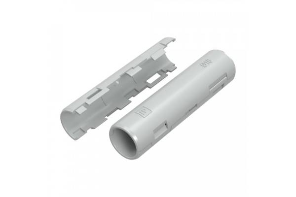 PR13.0409 Муфта разборная d16 мм атмосферостойкая серая (100шт/1200шт уп/кор) Промрукав