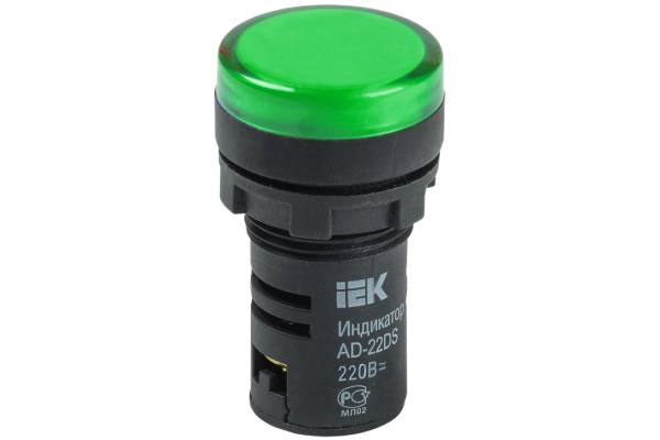 BLS10-ADDS-230-K06 Лампа AD22DS(LED)матрица d=22мм зеленый 230В IEK