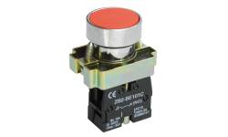BBT60-BA-K04 Кнопка управления LAY5-BA41 без подсветки красная 1з IEK