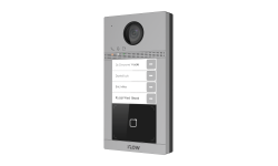 F-VI-1407ISMCWE1 (Аналог VDP-D4214W(B)/Flush/DS-KV8413-WME1(C)/Flush) IP вызывная панель на четырех абонентов iFlow
