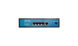 ST-S42POE (4G/1G/1S/65W/А) PRO, (версия 4) Коммутатор POE 4-х портовый