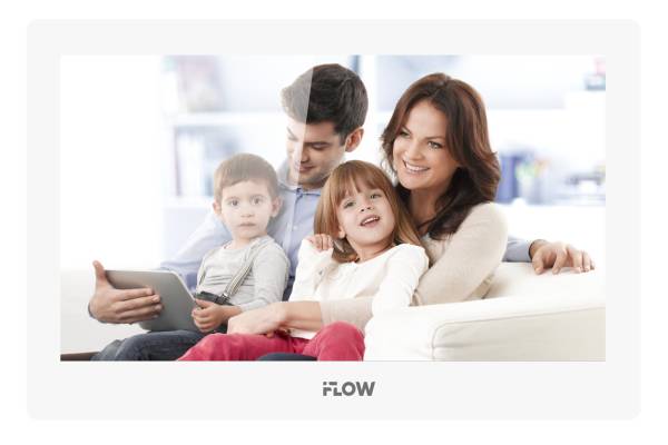 F-VI-3562IPWE1/White IP видеодомофон с WI-FI iFlow (project)