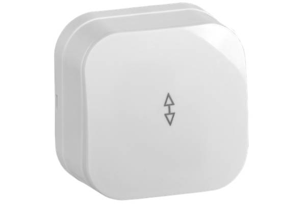 EVH12-K01-10 GLORY Выключатель 1-клавишный для открытой установки проходной 10А ВСп10-1-0-ХБ белый IEK