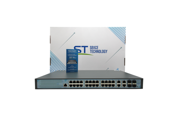 ST-S324POE(24G/4G/4S/1C/400W/A) PRO M Источник питания Space Technology