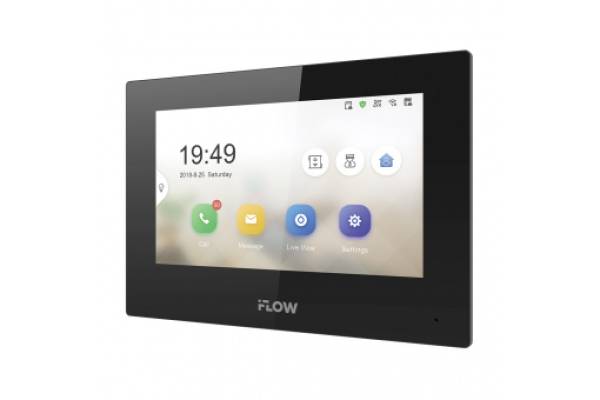 F-VI-3242IPE1 (Аналог VDP-H2211B/DS-KH6320-LE1(B)) 7“ IP видеодомофон iFlow