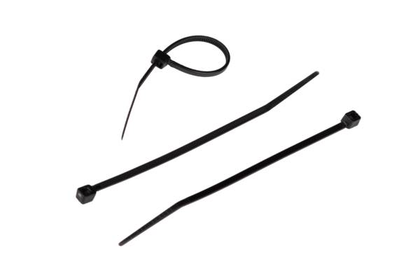 Стяжка NIKOMAX нейлоновая неоткрывающаяся, 100х2,5мм, устойчивая к УФ, черная, уп-ка 100шт.