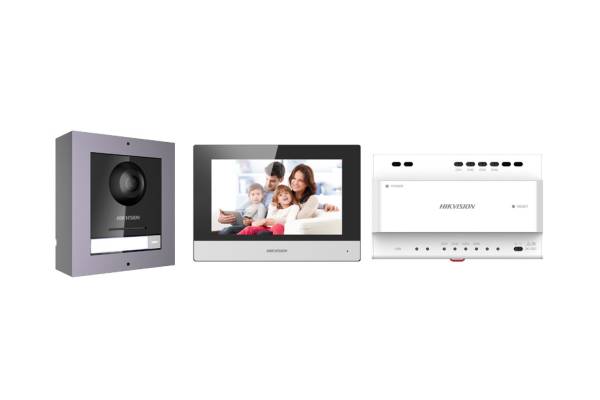 DS-KIS702-P(B) Комплект 2-х проводного видеодомофона Hikvision