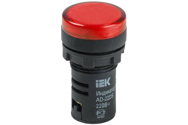 BLS10-ADDS-230-K04 Лампа AD22DS(LED)матрица d=22мм красный 230В IEK