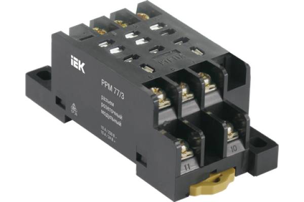 RRP20D-RRM-3 Разъем розеточный модульный РРМ78/3(PYF11A) для РЭК78/3(MY3) IEK