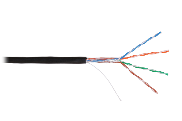 NMC 2100B-BK Кабель U/UTP, 4 пары, кат.5e, 24 AWG, внешний, полиэтилен, черный, 305м NIKOMAX