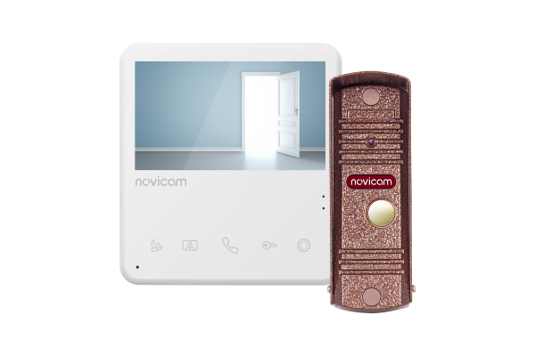 UNIT 4 KIT (v.4901) Комплект видеодомофона Novicam
