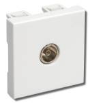 CKK-40D-TV1-K01 Розетка TV оконечная РКТ-20-00-П (на 2 модуля) ПРАЙМЕР белая IEK