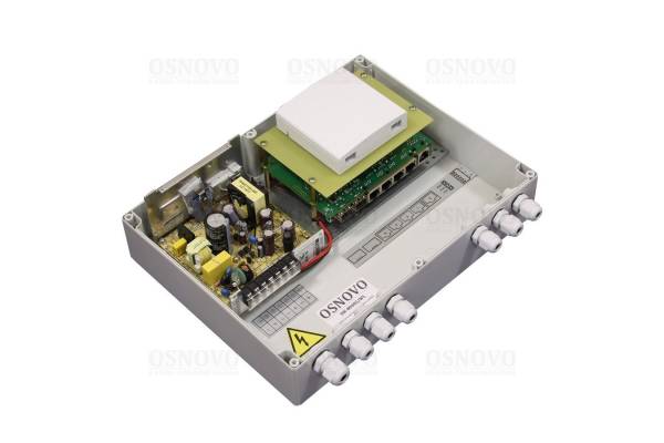 SW-80402-WL(port 90W) Уличный управляемый (L2+) PoE коммутатор на 6 портов OSNOVO