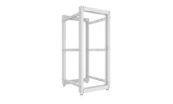 NTSS-2POR52U/600-1000 Стойка серверная NTSS OR двухрамная 52U 600-1000мм, комплект ножек, серый RAL 7035 NTSS