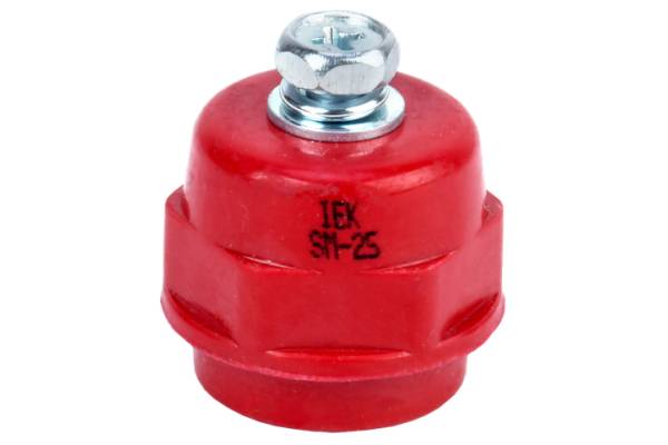 YIS11-25-06-B Изолятор SM25 (М6) силовой с болтом IEK