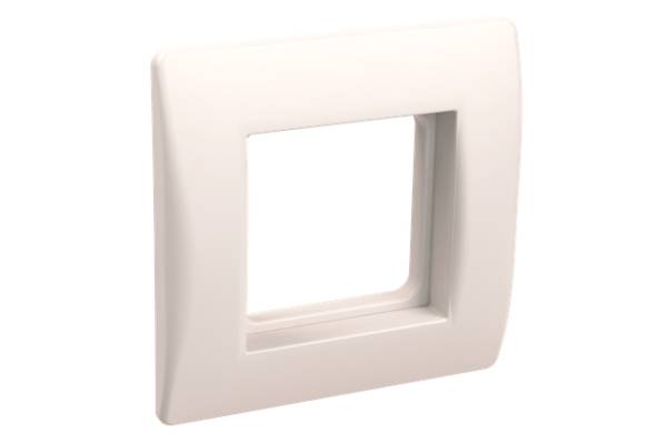 CKK-40D-RSK2-K01 Рамка и суппорт для коробок КМКУ на 2 модуля белые IEK