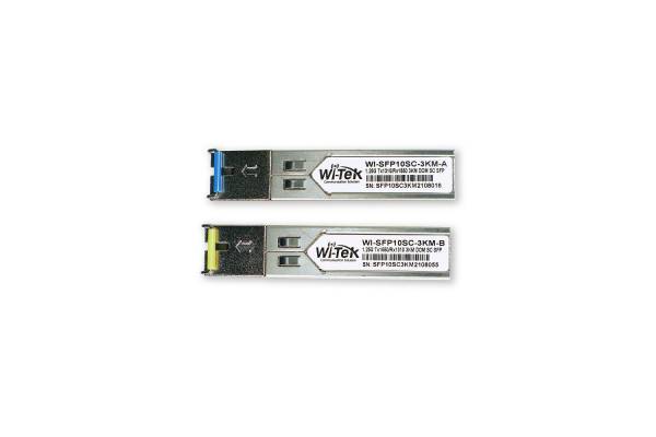 WI-SFP10SC-3KM Комплект одноволоконных модулей SFP Wi-Tek