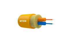 NTSS-FO-D-IN-9-2-LSZH Оптический кабель распределительный, OS2, 9/125, 2 волокна, LSZH, жёлтый NTSS