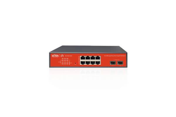WI-PCES310GF Настраиваемый коммутатор 8 PoE порта GE + 2 SFP Wi-Tek