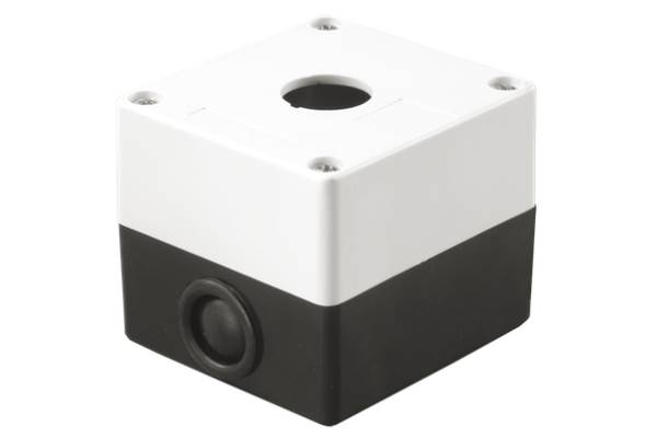 BKP10-1-K01 Корпус поста КП101 для кнопок управления 1 место белый IEK