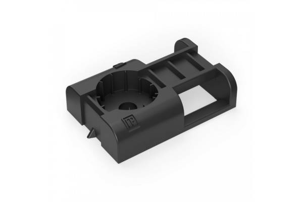 PR13.0342 Площадка под стяжку для прямого монтажа черная (100шт/1500шт уп/кор) Промрукав