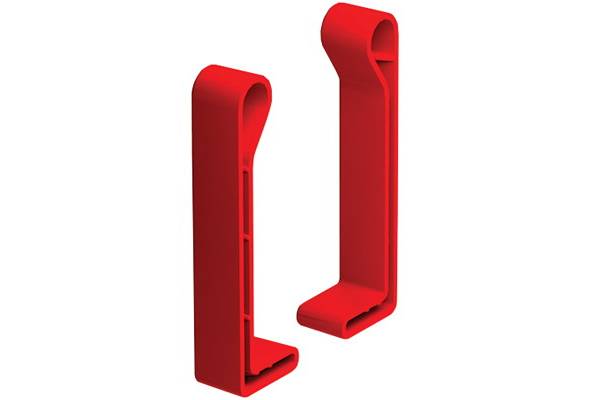 LS1000 Комплект торцевых заглушек, правая + левая, H 100, полиэтилен RAL3020 DKC