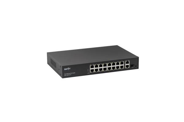 SKAT PoE-16E-2G-1S Специализированный неуправляемый PoE коммутатор Бастион