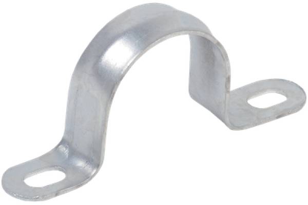 CMAT11-25-100 Скоба металлическая двухлапковая d=25-26мм IEK