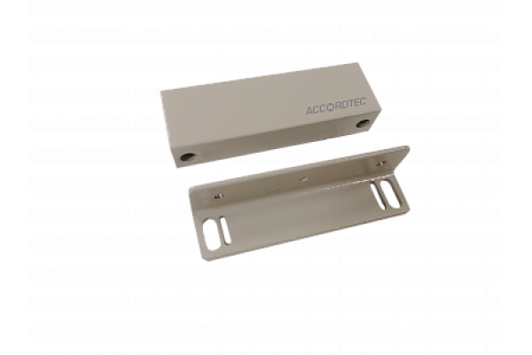 ML-300K с уголком Электромагнитный влагозащищенный замок (серый) AccordTec