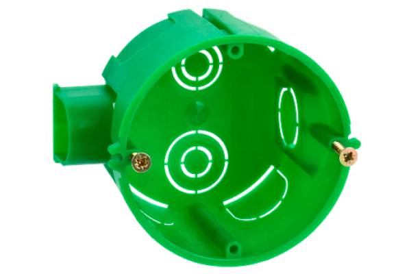 UKT10-068-045-000-A-S-UO Коробка установочная КМ40004-10 блочная для твердых стен D=68х45мм (со стыковочным узлом) IEK