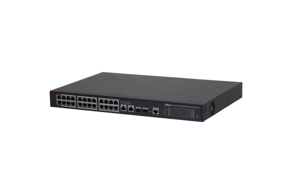 DH-S4228-24GT-360 24-портовый гигабитный управляемый коммутатор с PoE Dahua