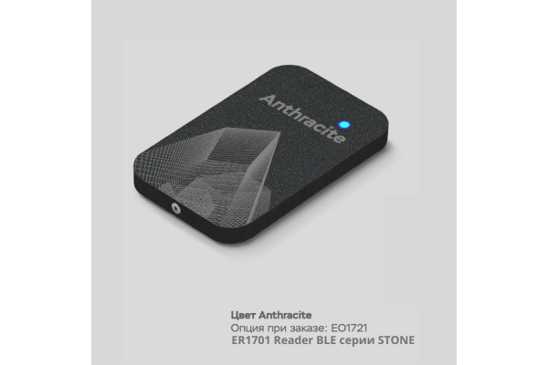 ER1701 Reader BLE серии STONE Anthracite Мультиформатный считыватель ESMART