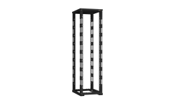 TRD-476080-R-BK Монтажная стойка двухрамная с разборной рамой 19 NIKOMAX