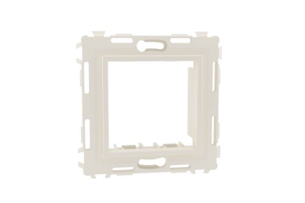 75023W Каркас на 2 модуля (одноместный) без лапок, белый, RAL9010 DKC