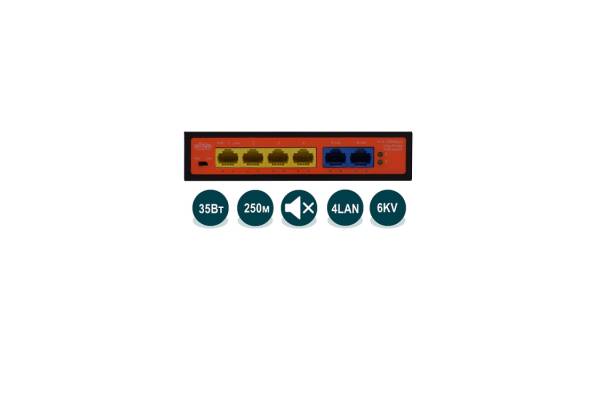 WI-PS205H Неуправляемый коммутатор Wi-Tek