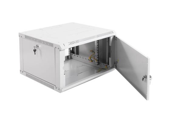 ШРН-Э-6.350.1 Шкаф телекоммуникационный настенный разборный 6U (600х350) дверь металл, серый, ЦМО