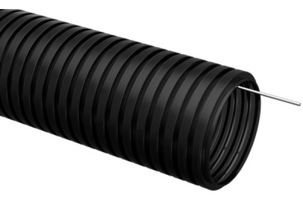 CTG20-20-K02-100-1 Труба гофрированная ПНД d=20мм с зондом черная (100м) IEK