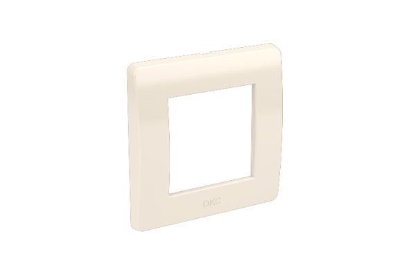 75010O Рамка на 2 модуля (одноместная), слоновая кость, RAL9001 DKC