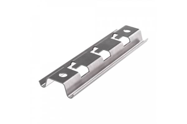 PR16.1082 Омега-профиль горизонтальный (безвинтовой) для проволочного лотка 100 Промрукав