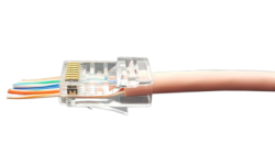 PLEZ-8P8C-U-C5-100 Разъем легкой оконцовки RJ-45 (8P8C) под витую пару Hyperline