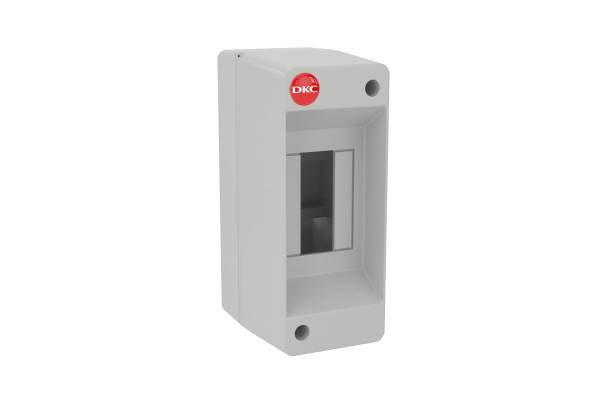 82002 Щиток настенный, ral 7035, без крышки, 2мод. DKC