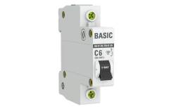 mcb4729-1-06C Выключатель автоматический однополюсный 6А С ВА47-29 4.5кА EKF