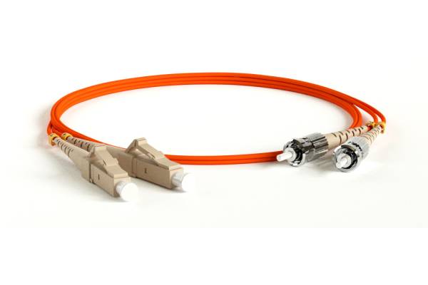 FC-D2-50-LC/PR-ST/PR-H-2M-LSZH-OR Патч-корд волоконно-оптический (шнур) MM 50/125 LC-ST Hyperline