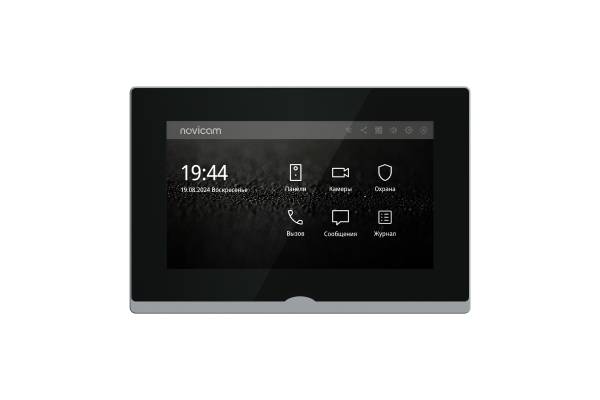 IMPULSE 7 IP WIFI BLACK (v.4051) 7 IP Видеодомофон Novicam