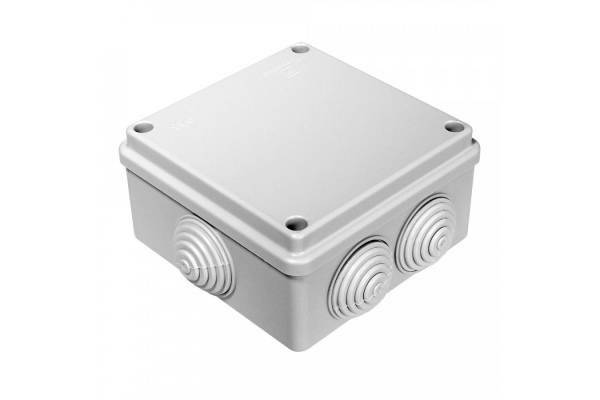 40-0300 Коробка распределительная для о/п безгалогенная (HF) 100х100х50 (60шт/кор) Промрукав