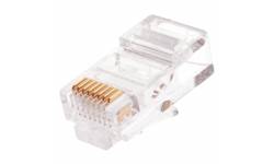 NMC-RJ88RZ50UD1-RD-100 Коннектор RJ45/8P8C под витую пару, Кат.5e (Класс D), 100МГц, покрытие 50мкд NIKOMAX